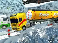 image Extreme Winter Oil Tanker Truck Drive