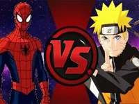 image Spiderman Vs Naruto