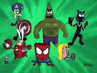 image spongebob Superhero