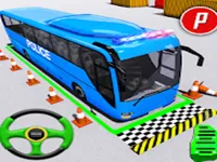 image Police Bus Parking- Simulation