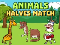 image Animals Halves Match