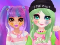 image Princess E-Girl vs Soft Girl - Makeover Game