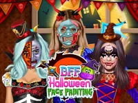 image BFF Halloween Face Painting