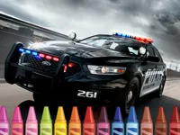 image Police Cars Coloring