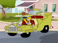 image The Simpsons Car Jigsaw