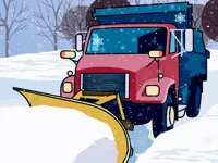 image Hidden Snowflakes in Plow Trucks