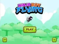 image Ninja flying boy