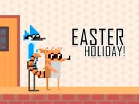 image Mordecai and Rigby Easter Holiday