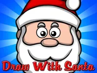 image Draw With Santa