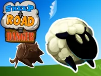 image Sheep + road = Danger
