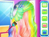 image Fashion Rainbow Hairstyle Design
