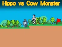 image Hippo vs Cow Monster
