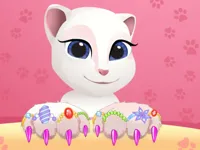 image Talking Tom  Angela Great Manicure