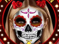 image Kylie Jenner Halloween Face Art
