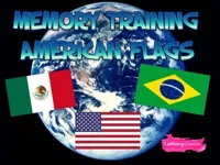 image MEMORY TRAINING. AMERICAN FLAGS