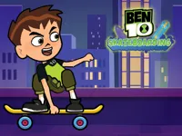 image Ben 10 Skateboarding