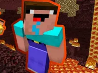 image Noob Parkour : Nether