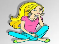 image Barbie Coloring Game