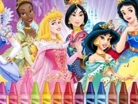 image Princess Coloring