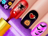 image Glow Nails Halloween